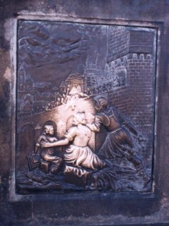 Right relief of the Nepomuk statue