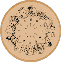 12 Tierkreiszeichen des chinesischen Kalenders